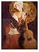 Music Becomes Her by Arbe . Size 28.95 inches width by 39.11 inches height. High Qual...