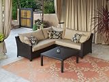 RST Outdoor Delano Sectional Patio Furniture - 4-Piece