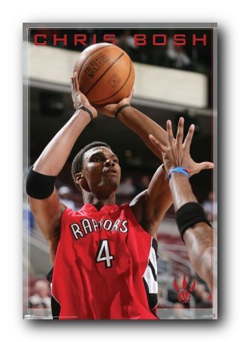 Toronto Raptors Chris Bosh Nba Wall Poster 22.5X34 4018