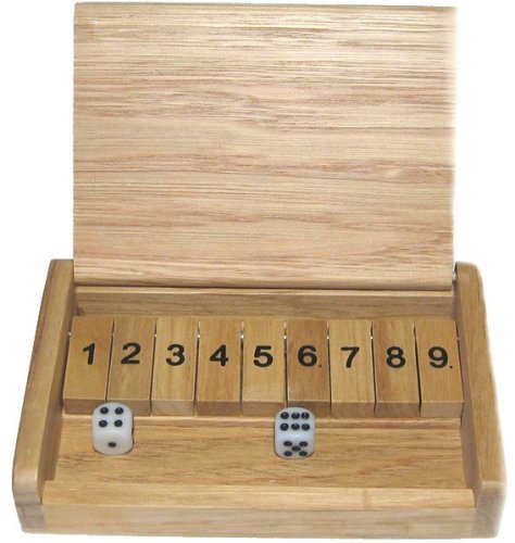 Childrens Toyshop  Toys : Wooden Mini Shut the box