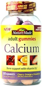 Nature Made Calcium Adult Gummies Assorted -- 80ct (pack of 3)