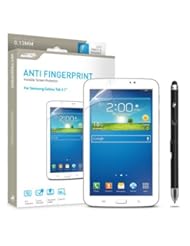 Wireless: Samsung Galaxy Tab 3 Screen Protector 7" Sentey? Anti Fingerprint Invisible Tablet 0.13mm Ls-13222 Bundle with Free Metal Stylus Touch Screen Pen {Lifetime Warranty} - Sentey
