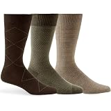 51AZzEuGSzL. SL160  Eddie Bauer Patterned Dress Socks 3 Pack