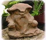 Cast Stone 7" RAINMAN Gnome Elf GARDEN SCULPTURE Outdoor Indoor STATUE