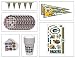 Green Bay Packers Gold Football Theme Party Supplies Package