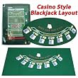 Blackjack Layout 36 x 72 inch