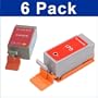 6 PK COMPATIBLE BCI-15 BCI-16 BLACK+COLOR INK FOR CANON PIXMA IP90