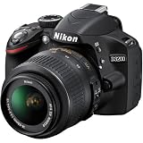 Nikon D3200 24.2 MP CMOS Digital SLR with 18-55mm f/3.5-5.6 AF-S DX VR NIKKOR Zoom Lens (Black)