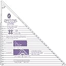 Marti Michell 6-Inches-to-16-Inches Diagonal Set 40-degree triangle Ruler
