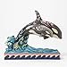 Enesco Jim Shore Heartwood Creek Double Whales Jumping Figurine, 5