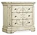 Hooker Furniture Auberose 3 Drawer Nightstand in Antique White