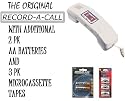 The Original Record A Call - Telephone Handset Recorder with Volume Control (White) With Additional 3 Micro Cassettes & Batteries