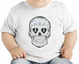 Sugar skull オーガニックベビーTシャツ 12 - 18 Months