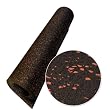 Rubber-Cal Elephant Bark Rubber Flooring - 3/8 inch x 4ft Wide Floor Mats - Red Dot