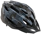 Mongoose Boys' Traveler Camo Helmet, Black