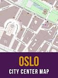 Oslo, Norway City Center Street Map