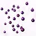 AMS Shatterproof Clear Plastic Christmas Ball Ornaments Decorative Xmas Balls Baubles Set with Christmas Trees Decorations (6cm Purple)