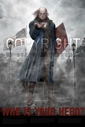 Benjamin Franklin Poster Print Huge 24