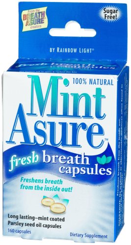 Rainbow Light Mint Asure Fresh Breath, 160-Count Capsules (Pack