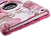 iPad mini Case - Nozza iPad mini 3 / iPad mini 2 / iPad mini Case, 360 Degree Rotating Multi-Angle Stand Smart Cover with Auto Wake/Sleep Feature Flower Pink