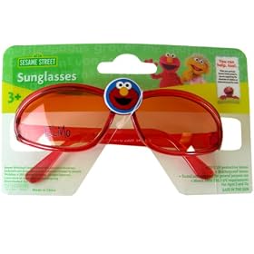 Click here to buy Sesame Street Elmo Kid size Sunglasses.