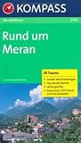 Rund um Meran: Wanderführer mit Tourenkarten und Höhenprofilen