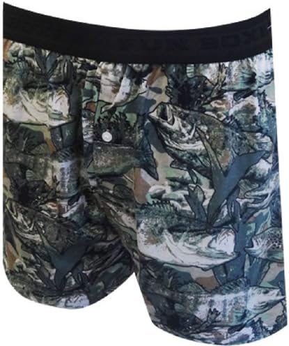 Fish Camo Boxer Shorts for men (Large)