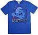 Junk Food Smurfs Lazy Yawning Liberty Blue T-shirt Tee