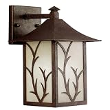 Tannery Outdoor Wall Mount Sconce Light - Bronze (Large)