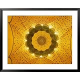 Art-Nouveau Dome of the Gellert Thermal Baths of Budapest, Hungary Styles Framed Art... by 