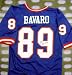 Mark Bavaro Autographed/Hand Signed Blue Football Jersey (New York Giants) Steiner Hologram