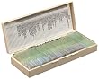 50 Prepared Slides with Plastic Box in Science