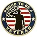 Made In America Pround to be a Veteran Pin