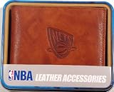 New Jersey Nets NBA Embossed Leather Billfold Wallet