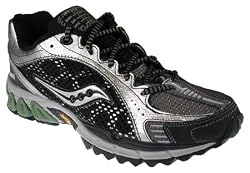 Saucony Mens Progrid Xodus Black/Silver/Green Running