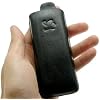 Samsung GT i7500 Galaxy Etui Leder Tasche Original SunCase Produkt ( Schwarz)