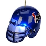 3" NFL Houston Texans LED Light-Up Football Helmet Christmas Ornament
