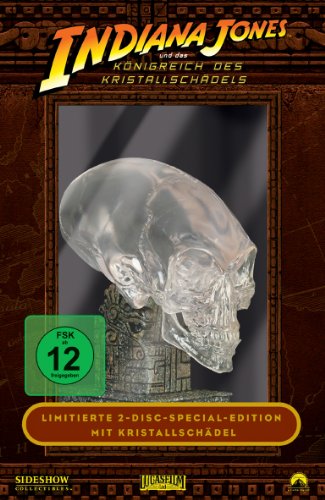 Indiana Jones und das Königreich des Kristallschädels (Limitierte Edition mit Kristallschädel) [2 DVDs]