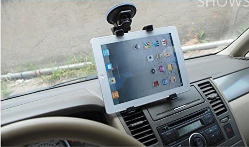 JJF Bird® Universal Mount Cradle Adjustable Portable Clip Holder Hands-free Headrest Bracket for Tablet for Apple Ipad 1 2 3 4 5 Air; Samsung Galaxy Tab 2 7.0 P3100 P3110 P3113 P3108 P6200 P6210, Tab 3 7.0 P3200 T210 T211, Tab 3 10.1 Inch P5200 P5210, Tab 4 8.0 Inch T330 T331 T335, Tab Pro 8.4 T320 T325, Tab S 8.4 T700; Lg G Pad 8.3 V500; Kindle Fire Hd/ Hdx 7 8.9 Inched E-book; Kindle Paperwhite E-reader; Google Nexus 7; Blackberry Playbook; Dell Venue 8; Lenovo Ec