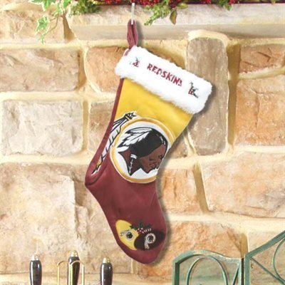 Washington Redskins Colorblock 2011 Plush Christmas Stocking (Quantity of 1)