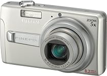 Fujifilm Finepix J50 8.2MP Digital Camera with 5x Optical Zoom (Brushed Silver)