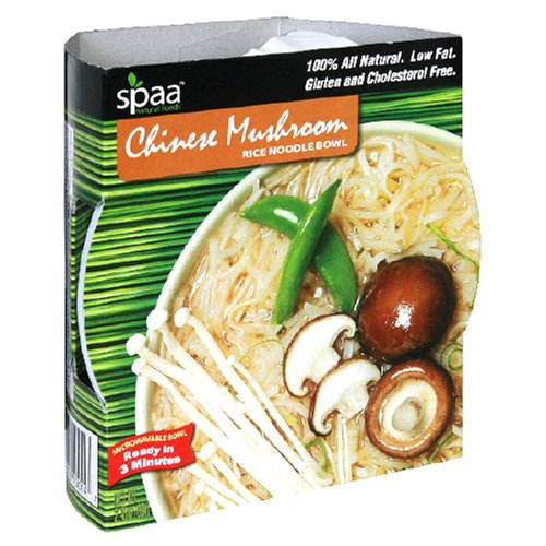 Spaa Natural Foods Chinese Mushroom Noodle Soup Bowl, 2.43-Ounce (Pack of 36) by Spaa Natural Foods