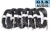 6 12ft TRS 1/4 Patch Snake Cord Cable GLS Audio