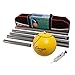 Champion Sports Portable Tetherball Set: Classic Backyard Lawn Beach and Pool Party Game Includes Soft Ball Nylon Rope & Durable Telescopic Pole with Free Air Pump