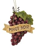 Vintage Tuscan Pinot Noir Wine Grapes Cluster Christmas Ornament