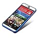 HTC Desire Eye Case, J&D [Drop Protection] Desire Eye Case [Slim Cushion] Protective Shock Absorption Jelly Slim Case for HTC Desire Eye (Blue)