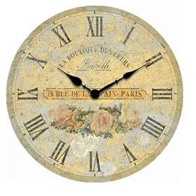 French Boutique Wall Clock