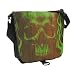 DadGear ST-GA-LS Satchel Diaper Bag, Lime Skull