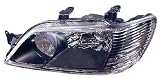 Depo 314-1128P-US2 Mitsubishi Lancer Headlight Unit Set with Black Bezel