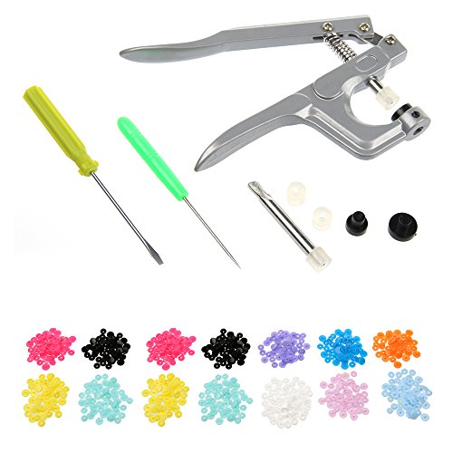 Best Deal MultiWare Button Fastener Snap Pliers DIY Tool 200 Set T5